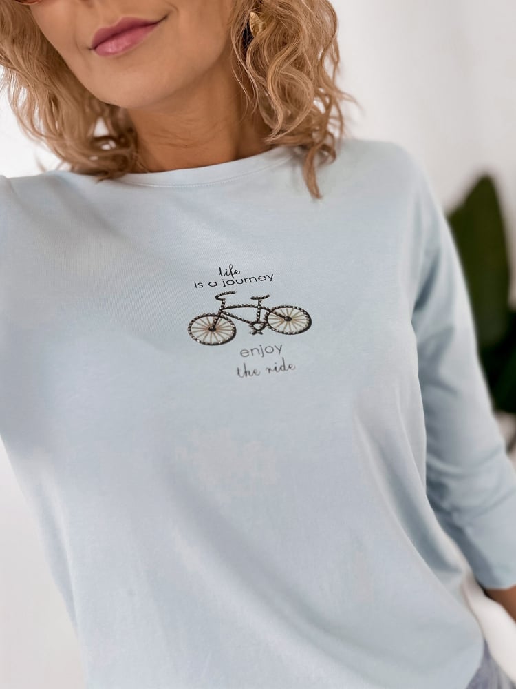 BLUZKA JAQUEN BŁĘKITNA