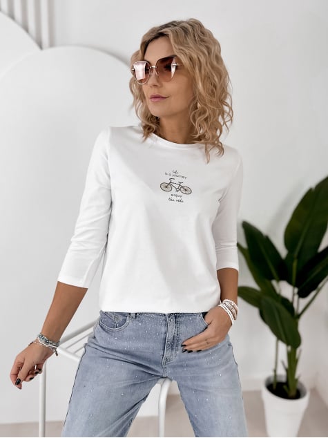 BLUZKA JAQUEN BIAŁA