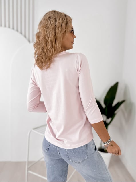 BLUZKA JAQUEN JASNORÓŻOWA