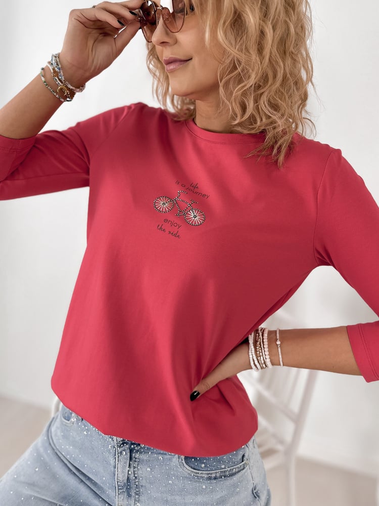 BLUZKA JAQUEN MALINOWA