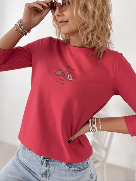 BLUZKA JAQUEN MALINOWA