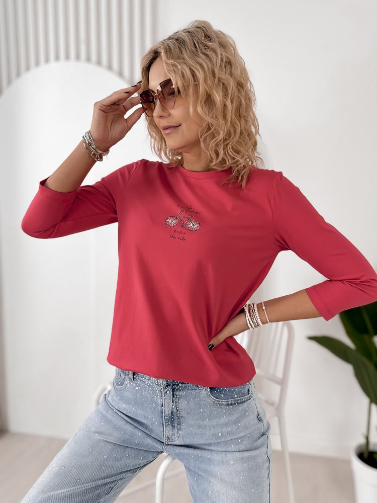 BLUZKA JAQUEN MALINOWA