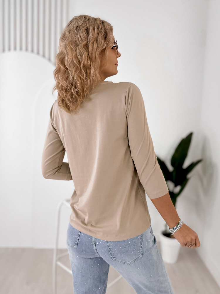 BLUZKA JAQUEN BEŻOWA
