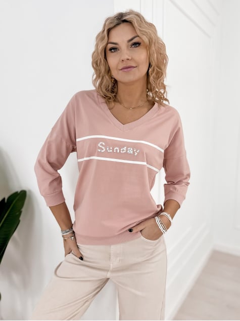 BLUZKA TORRES PUDROWY RÓŻ