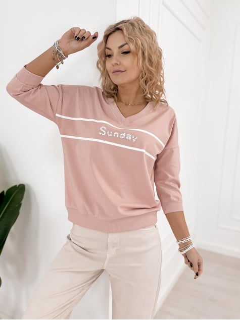 BLUZKA TORRES PUDROWY RÓŻ