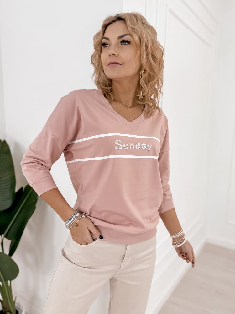 BLUZKA TORRES PUDROWY RÓŻ