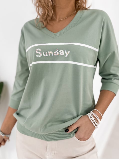 BLUZKA TORRES PISTACJOWA