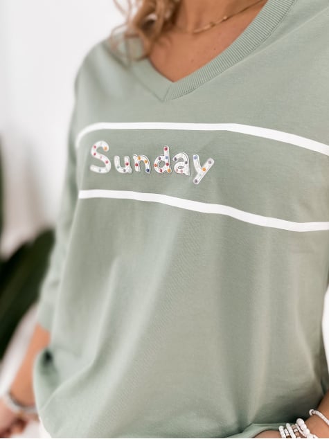 BLUZKA TORRES PISTACJOWA