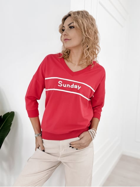 BLUZKA TORRES MALINOWA