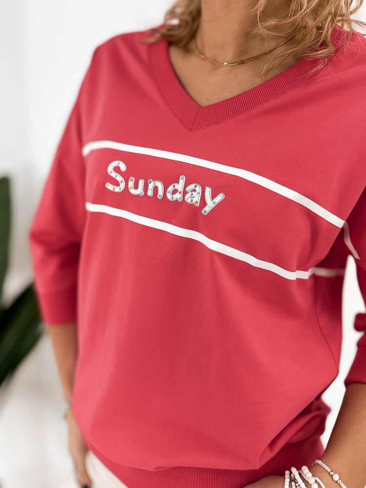 BLUZKA TORRES MALINOWA