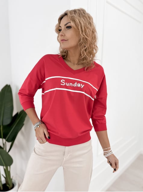 BLUZKA TORRES MALINOWA