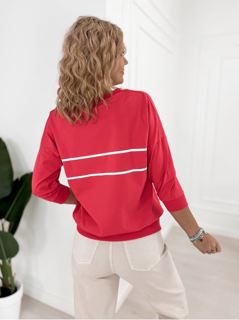 BLUZKA TORRES MALINOWA