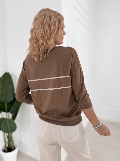 BLUZKA TORRES BRĄZOWA