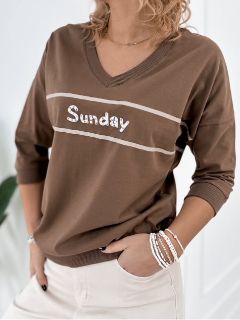 BLUZKA TORRES BRĄZOWA