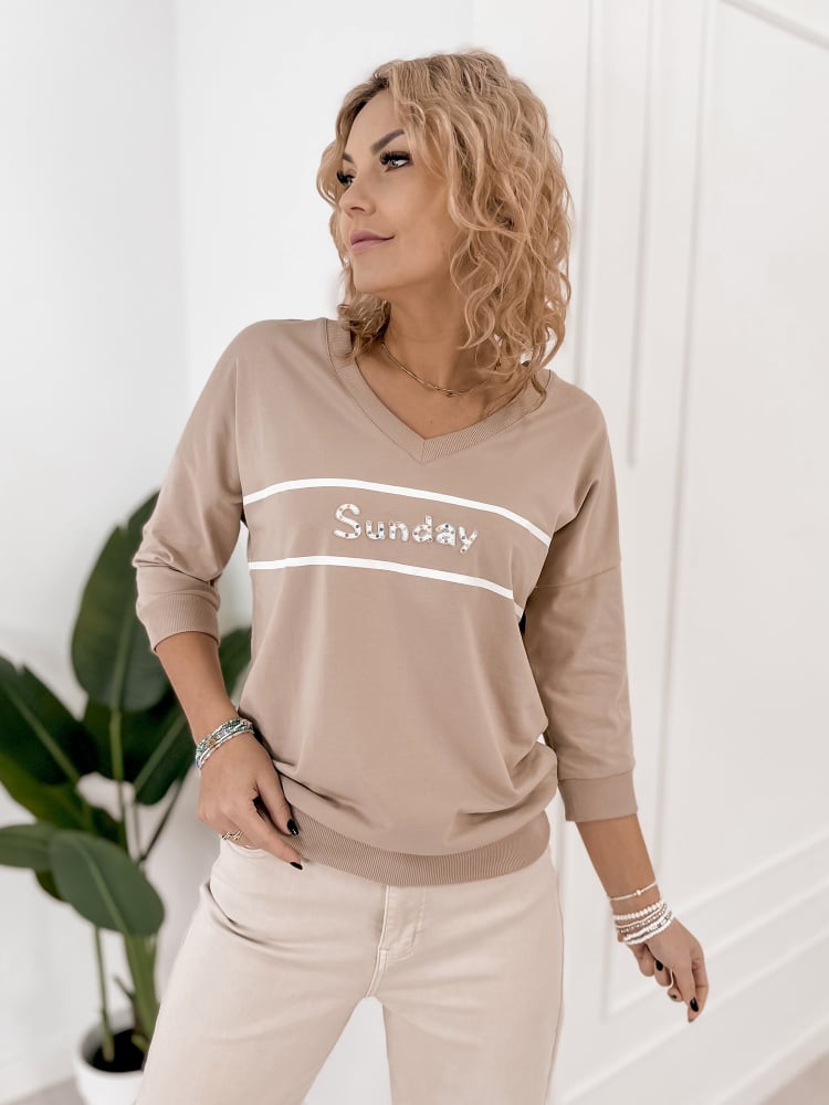 BLUZKA TORRES BEŻOWA