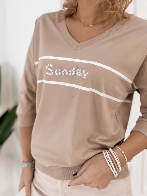 BLUZKA TORRES BEŻOWA