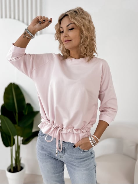 BLUZKA MORANTE JASNORÓŻOWA