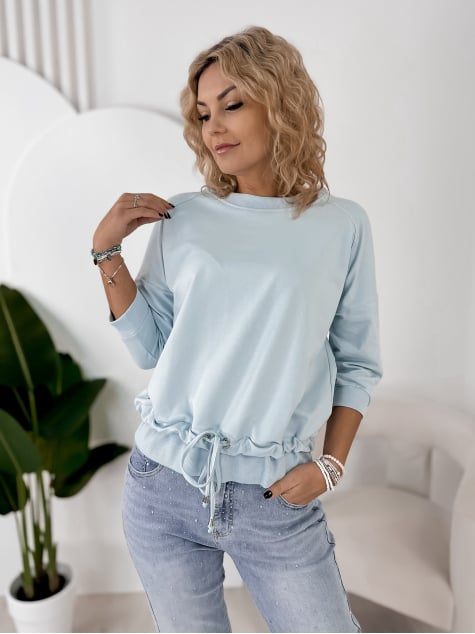 BLUZKA MORANTE BŁĘKITNA