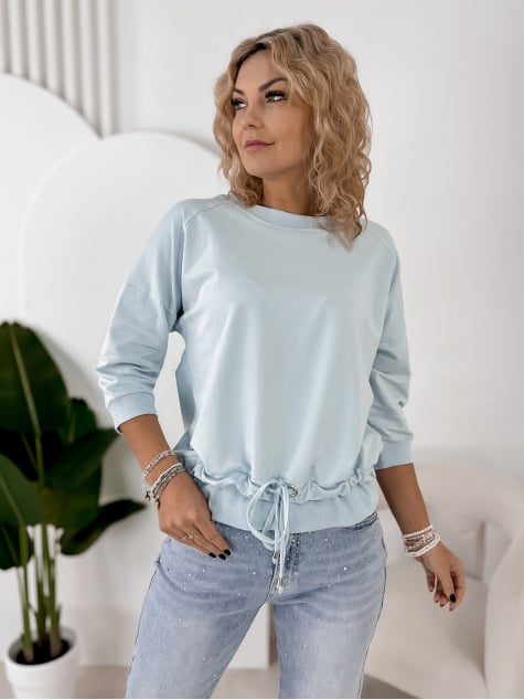 BLUZKA MORANTE BŁĘKITNA