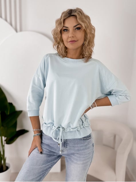 BLUZKA MORANTE BŁĘKITNA