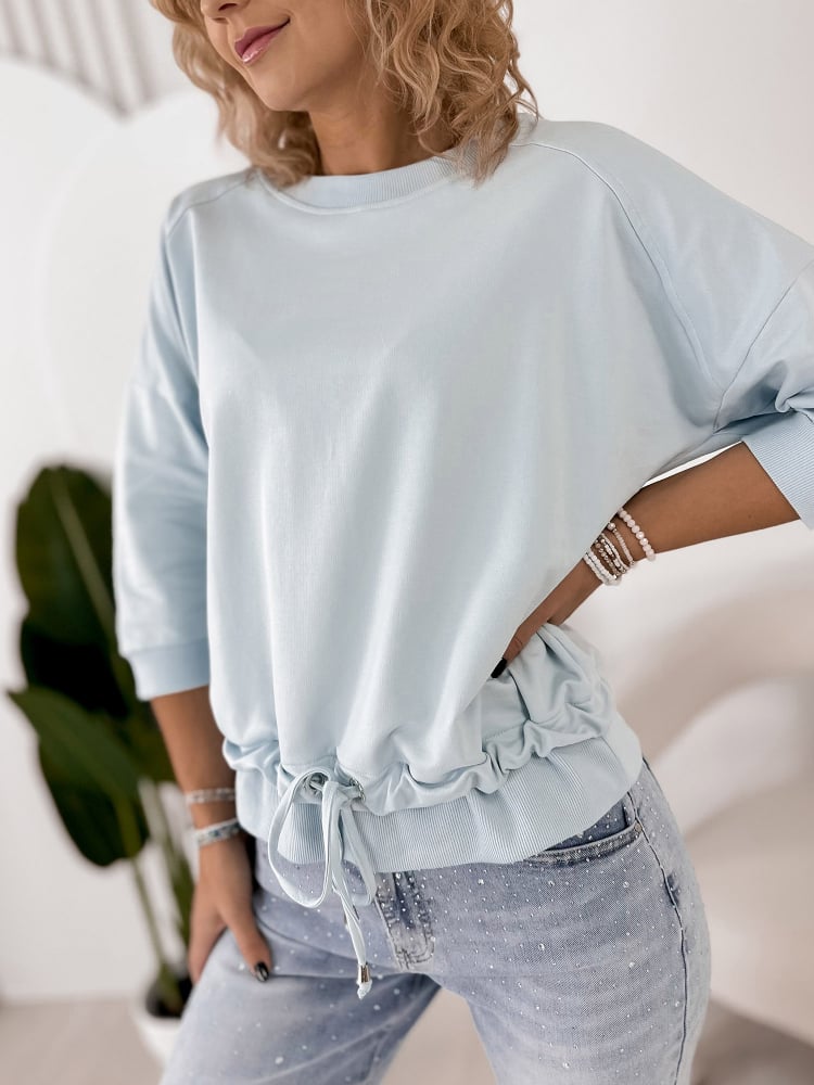 BLUZKA MORANTE BŁĘKITNA