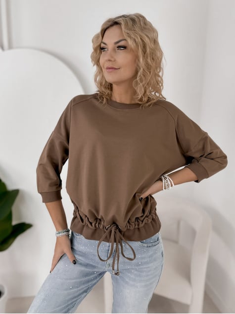 BLUZKA MORANTE BRĄZOWA