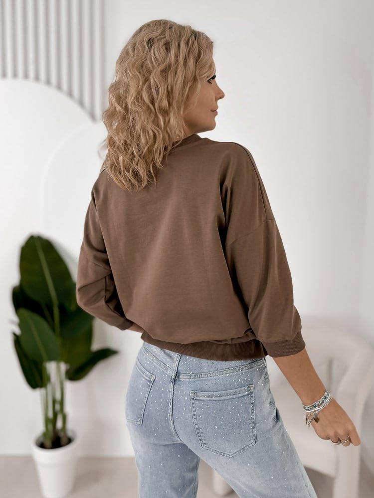 BLUZKA MORANTE BRĄZOWA