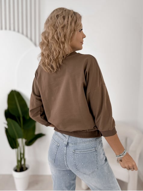 BLUZKA MORANTE BRĄZOWA