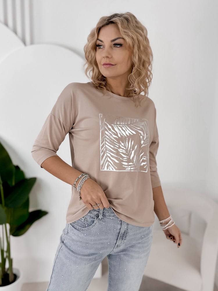 BLUZKA ARIANE BEŻOWA