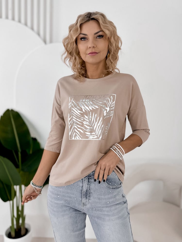 BLUZKA ARIANE BEŻOWA