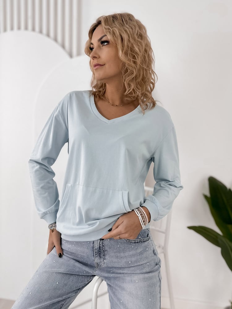 BLUZA CAVANI BŁĘKITNA