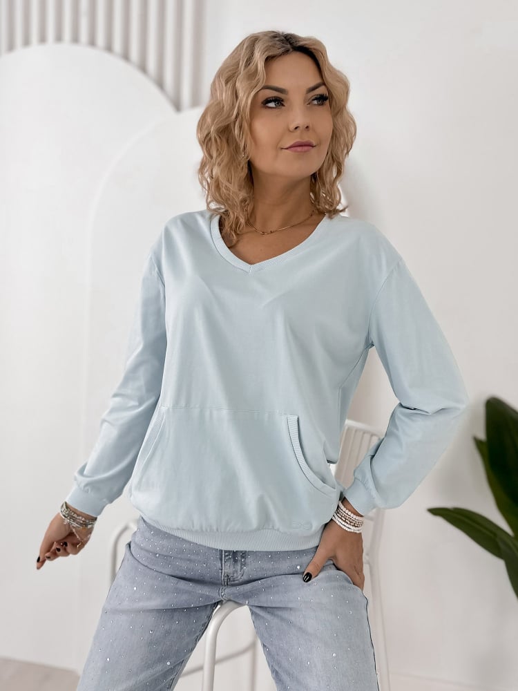 BLUZA CAVANI BŁĘKITNA
