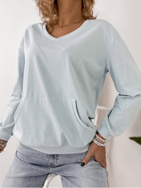 BLUZA CAVANI BŁĘKITNA