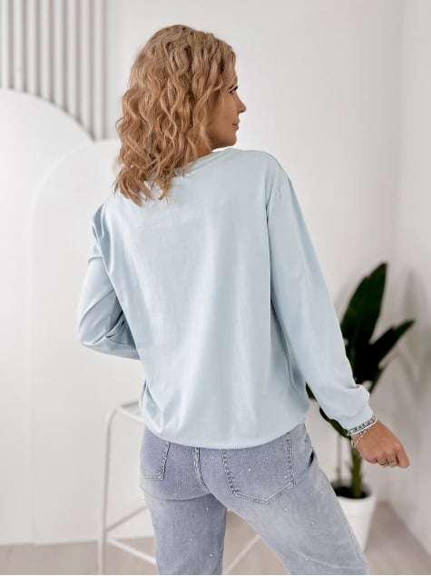 BLUZA CAVANI BŁĘKITNA