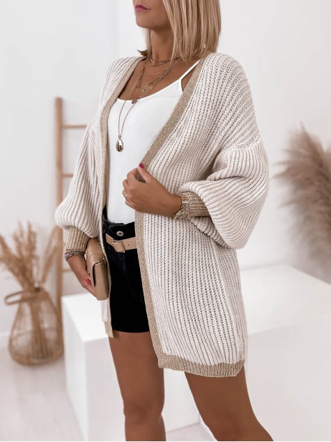KARDIGAN ADELAIDE BEŻOWY