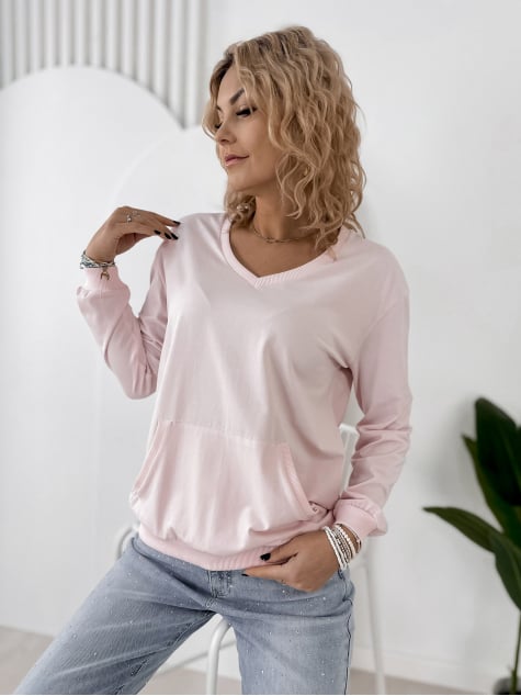 BLUZA CAVANI JASNORÓŻOWA