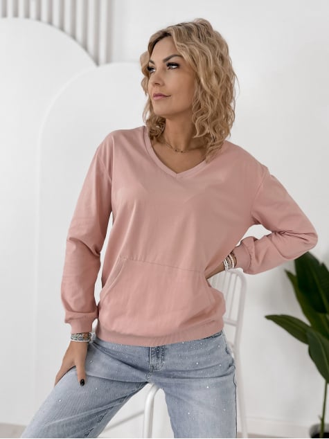 BLUZA CAVANI PUDROWY RÓŻ