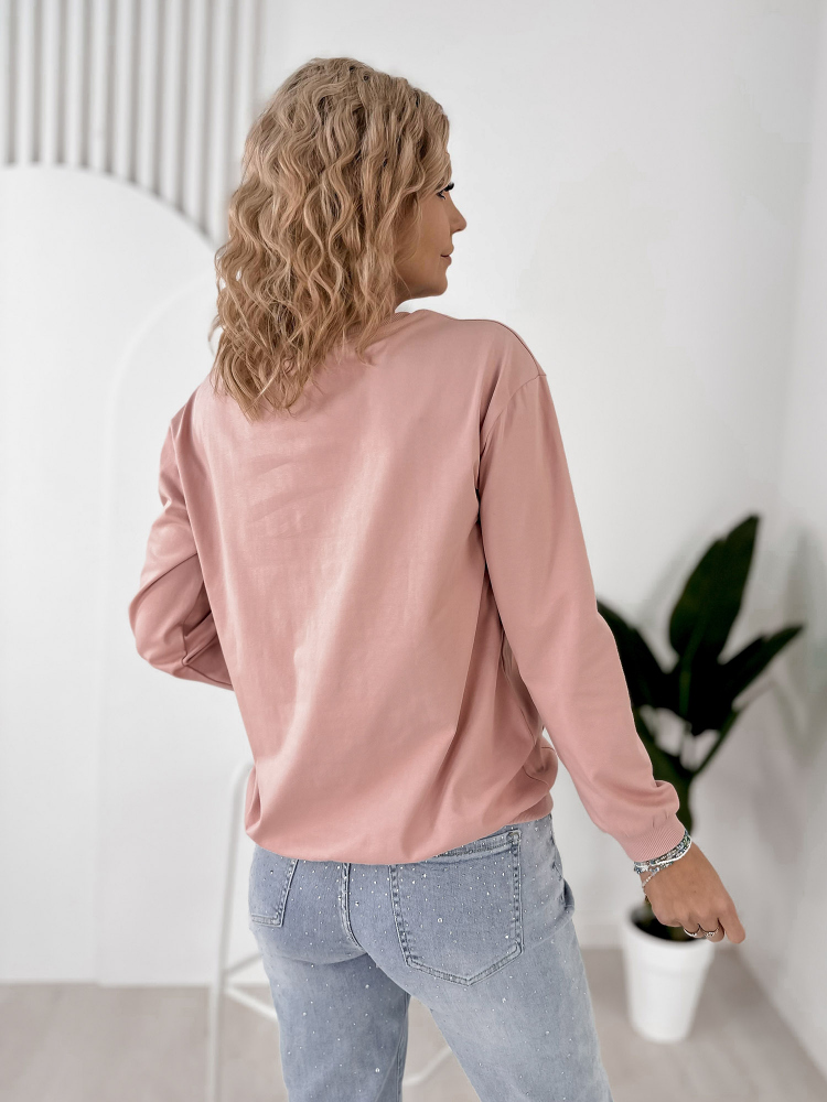 BLUZA CAVANI PUDROWY RÓŻ