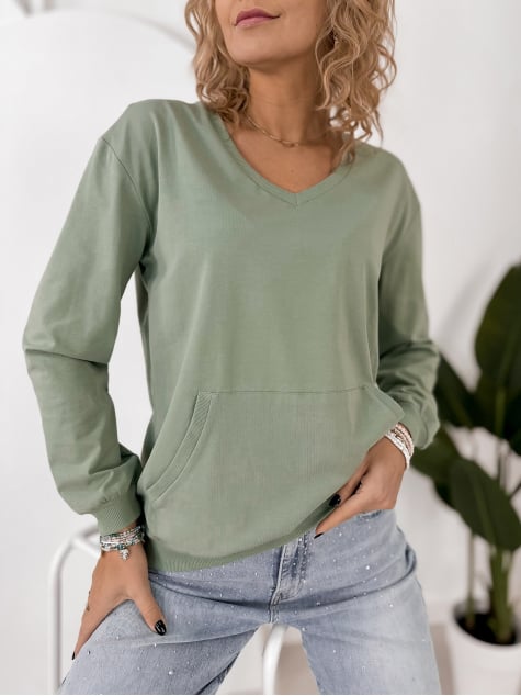 BLUZA CAVANI PISTACJOWA