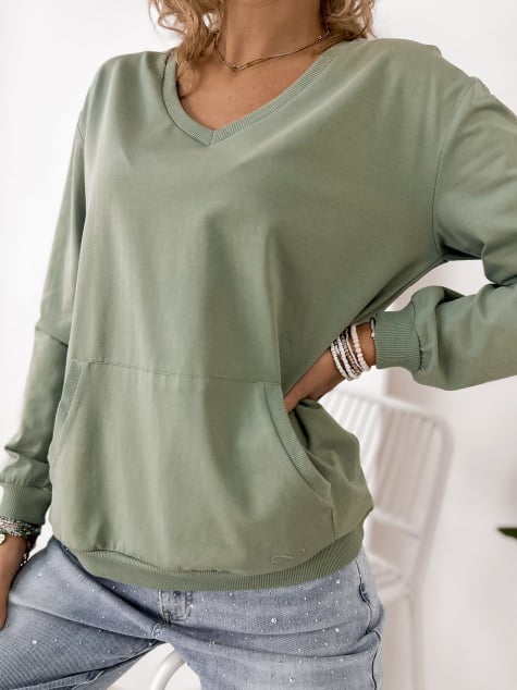 BLUZA CAVANI PISTACJOWA