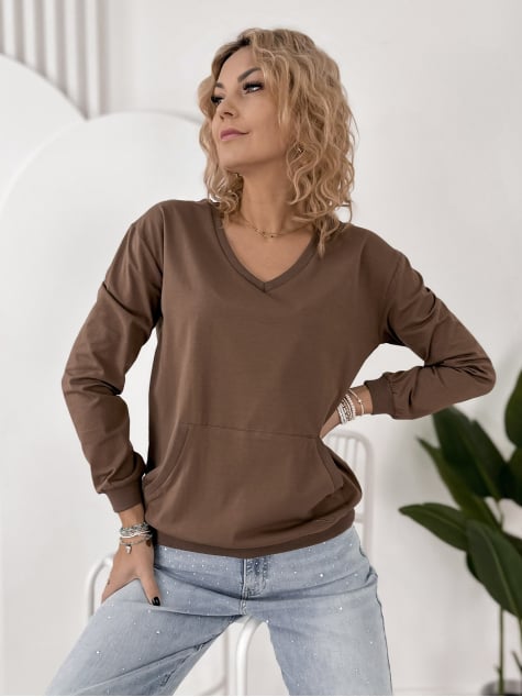 BLUZA CAVANI BRĄZOWA