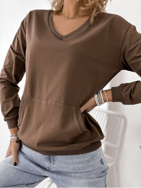 BLUZA CAVANI BRĄZOWA