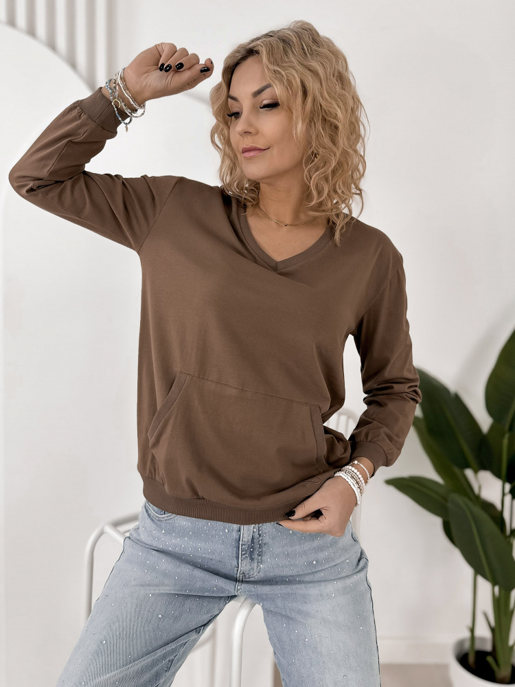 BLUZA CAVANI BRĄZOWA