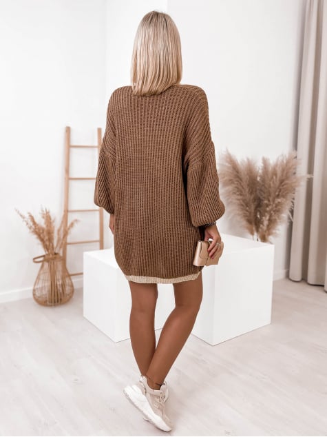 KARDIGAN ADELAIDE BRĄZOWY