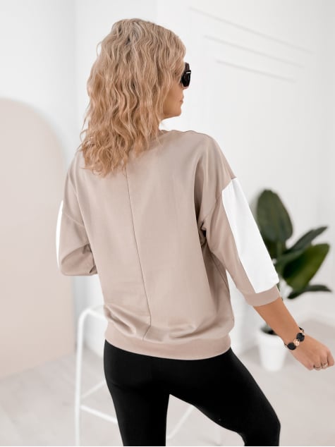 BLUZKA MANZONI BEŻOWA