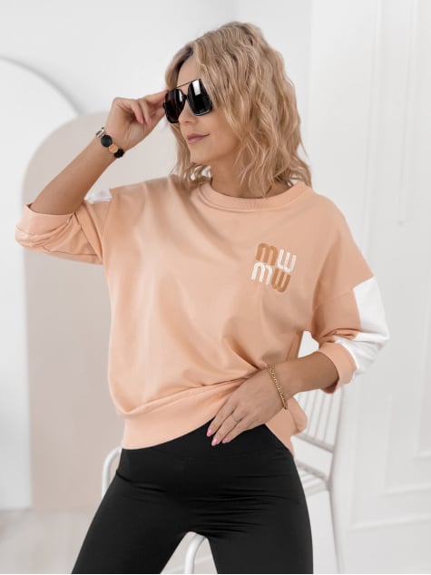 BLUZKA MANZONI BRZOSKWINIOWA