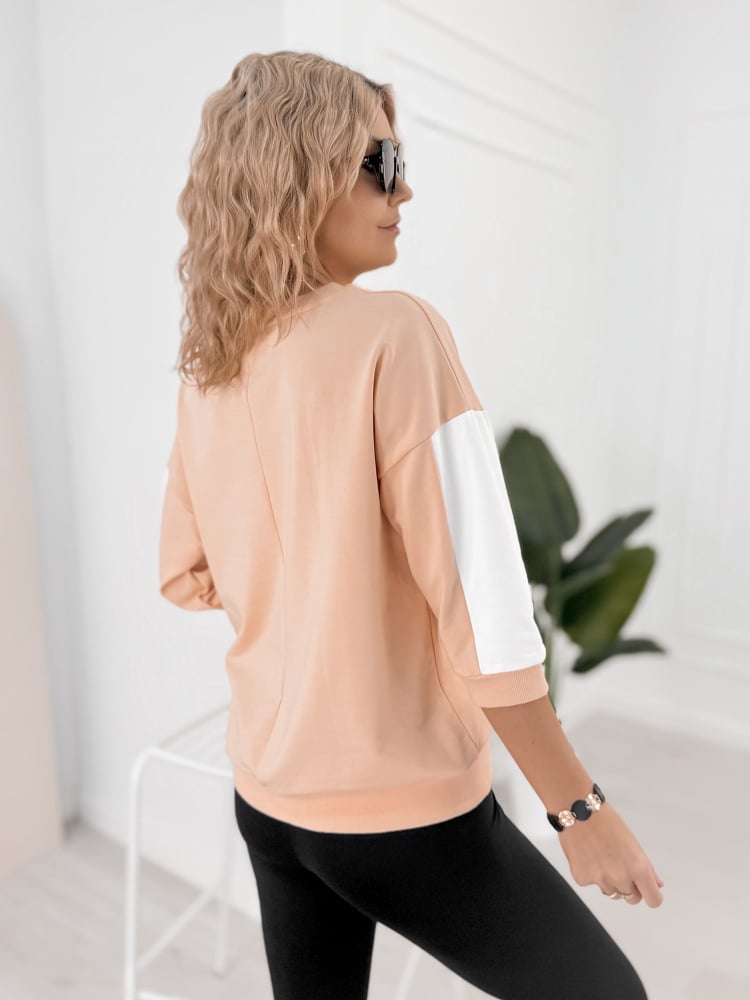 BLUZKA MANZONI BRZOSKWINIOWA