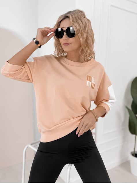 BLUZKA MANZONI BRZOSKWINIOWA