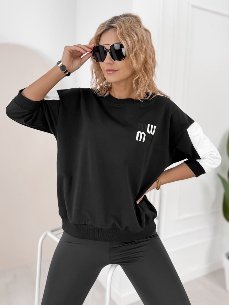 BLUZKA MANZONI CZARNA