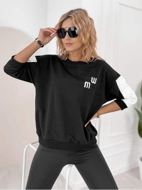 BLUZKA MANZONI CZARNA